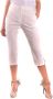 Moschino Stijlvolle cropped broek voor vrouwen White Dames - Thumbnail 1