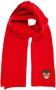 Moschino Winter Wollen Sjaal Red Dames - Thumbnail 1