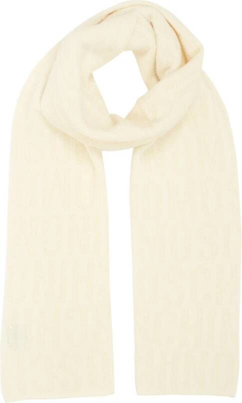 Moschino Wool scarf Wit Dames