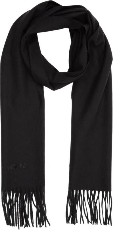 Moschino Wool scarf Zwart Heren
