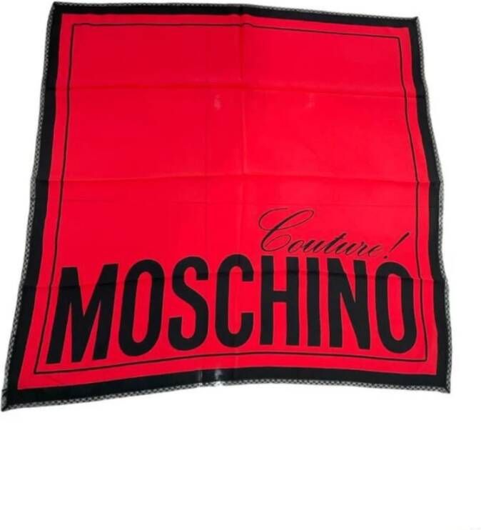 Moschino zak sjaal Rood Dames