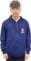 Moschino Stijlvolle Geborstelde Stretch Fleece Sweatshirt Blue Heren - Thumbnail 1