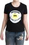 Moschino Zwart Katoenen Sunny Milano Print T-shirt Black Dames - Thumbnail 1