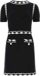 Moschino Zwarte katoenen jurk Zwart Dames