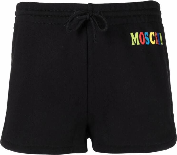 Moschino Zwarte katoenen shorts Zwart Dames