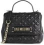 Moschino Zwarte Polyurethaan Love Handtas Zwart Dames - Thumbnail 1