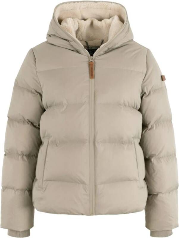 Moscow Groene OgmundaT Jas 780 Beige Dames