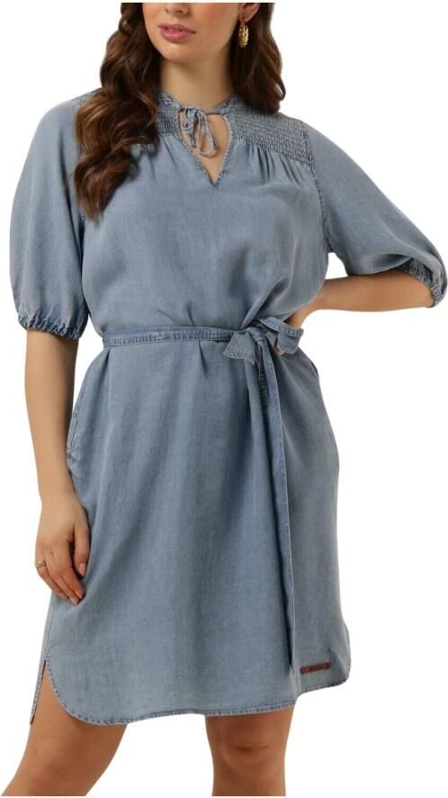 Moscow Blauwe Mini Jurk 119-06-Will Blue Dames - Foto 3