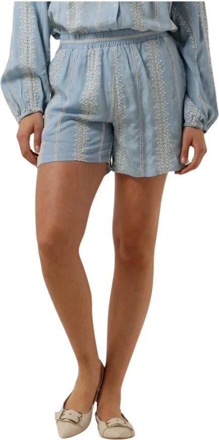 Moscow Blauwe Trendy Shorts voor de Zomer Blue Dames - Foto 5
