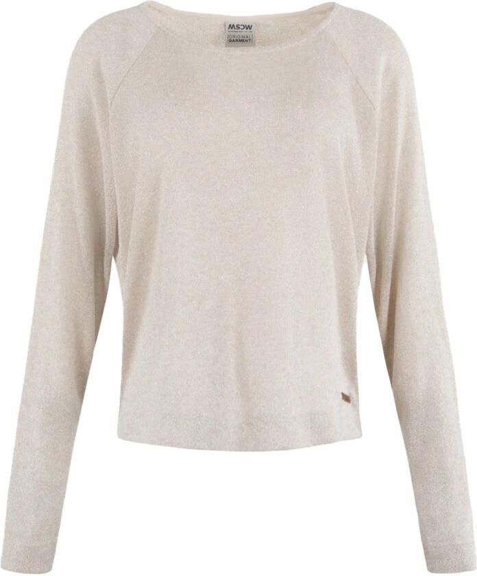 Moscow Lange Mouw Top Rianne Beige Dames