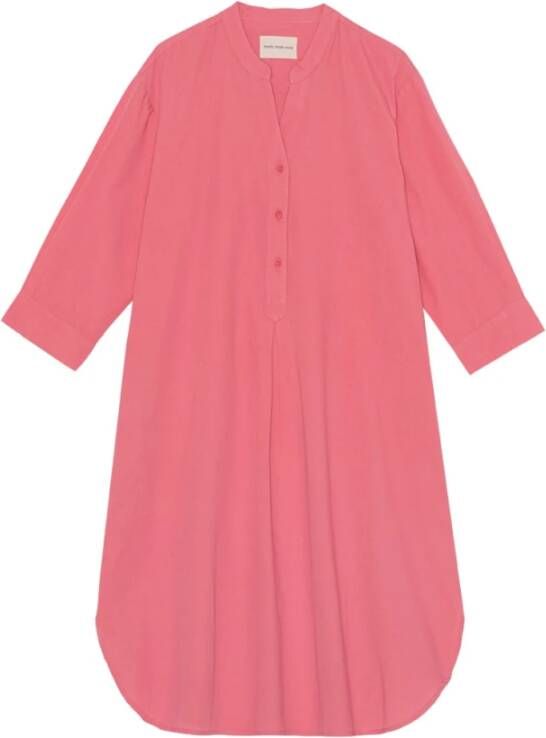 Moshi Mind Kate shirtdress poplin Roze Dames
