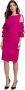 Moskada Elegante Dagjurk met Transparante Details en Gerimpelde Mouwen Purple Dames - Thumbnail 1