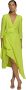 Moskada Elegante Limegroene Midi Jurk Groen Dames - Thumbnail 1