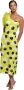 Moskada Gele polkadot veren jurk Yellow Dames - Thumbnail 1