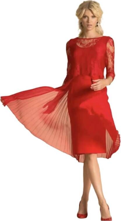 Moskada Rood Rokpak Rood Dames