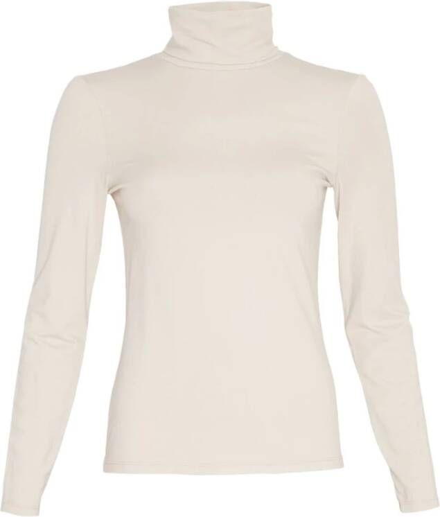 moss copenhagen Lange Mouw Top MSCHOlivie R Beige Dames