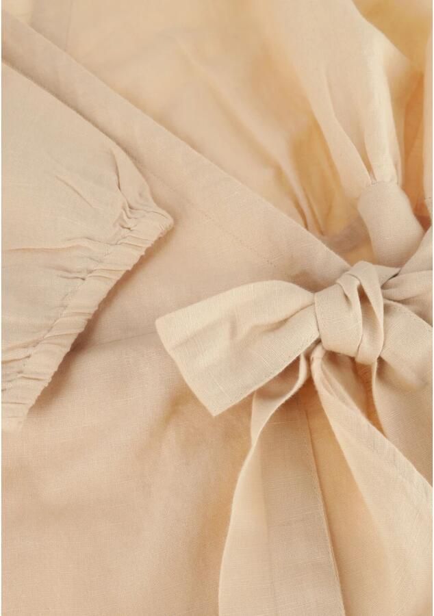 Moss copenhagen Beige Wrap Jurk Must-Have Elegant Look Beige Dames