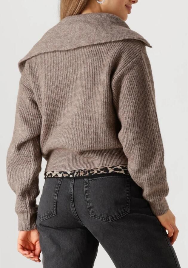 MSCH COPENHAGEN Dames Truien & Vesten Mschgytta Zip Pullover Bruin - Foto 6