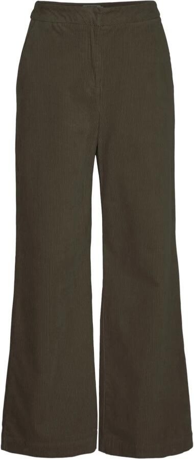 MSCH Copenhagen Wide leg corduroy broek met steekzakken model 'Geggo'
