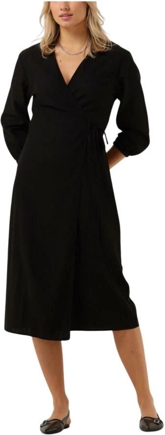 Moss copenhagen Elegante Wrap Jurk voor elke gelegenheid Black Dames - Foto 3