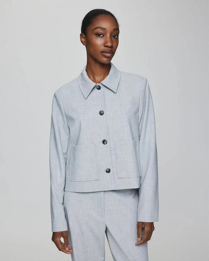 MSCH Copenhagen Blazer met opgestikte zakken model 'Henrike' - Foto 6