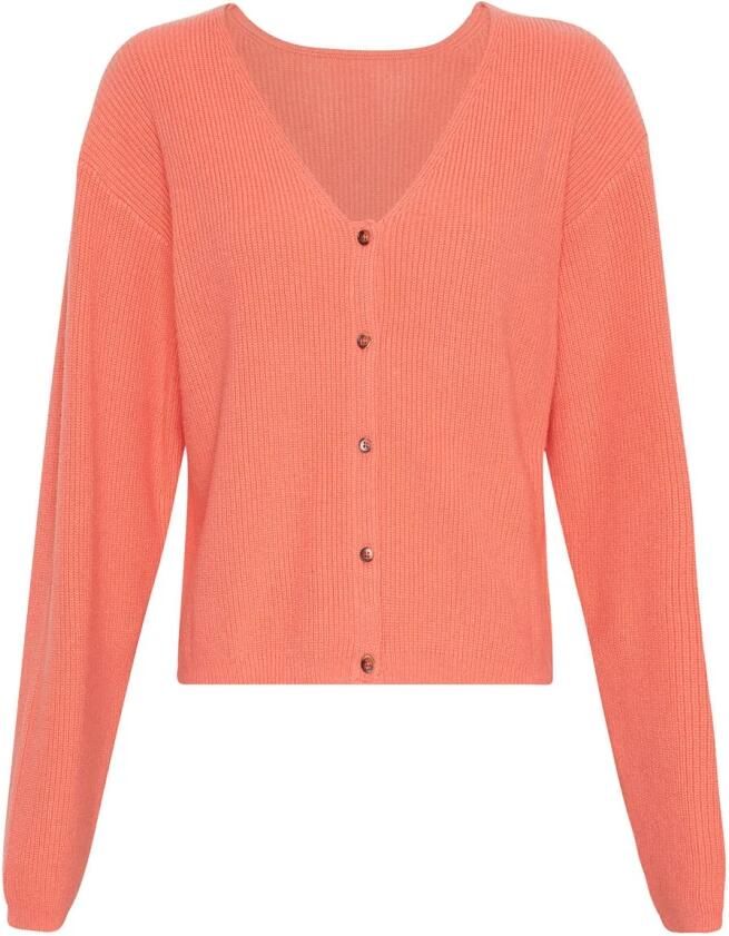 Moss copenhagen Klaka Cardigan Vest 18963 Orange Dames