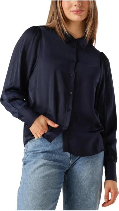 MSCH COPENHAGEN Dames Blouses Mschviloah Maluca Donkerblauw - Foto 3