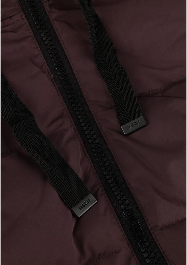 Moss copenhagen Paarse Gewatteerde Ritssluiting Jas voor Vrouwen Purple Dames