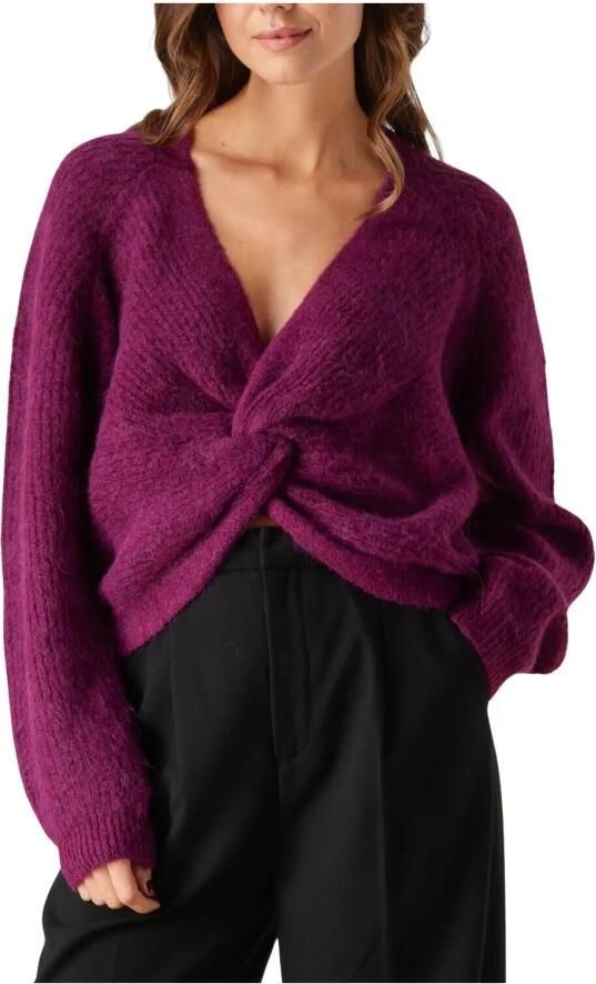 Moss copenhagen Paarse Pullover voor Stijlvol Comfort Purple Dames - Foto 7