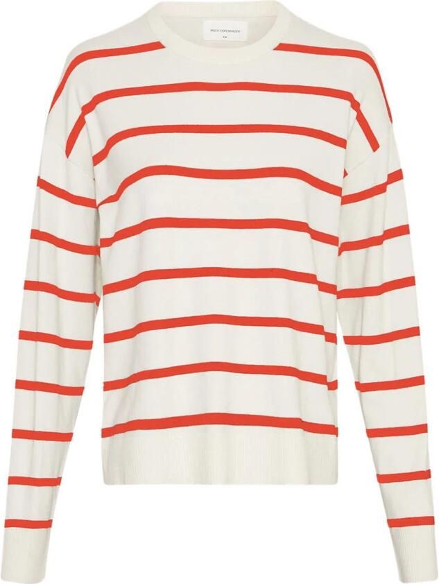 MSCH Copenhagen Gebreide pullover met extra brede schouders model 'Maura Rachel'