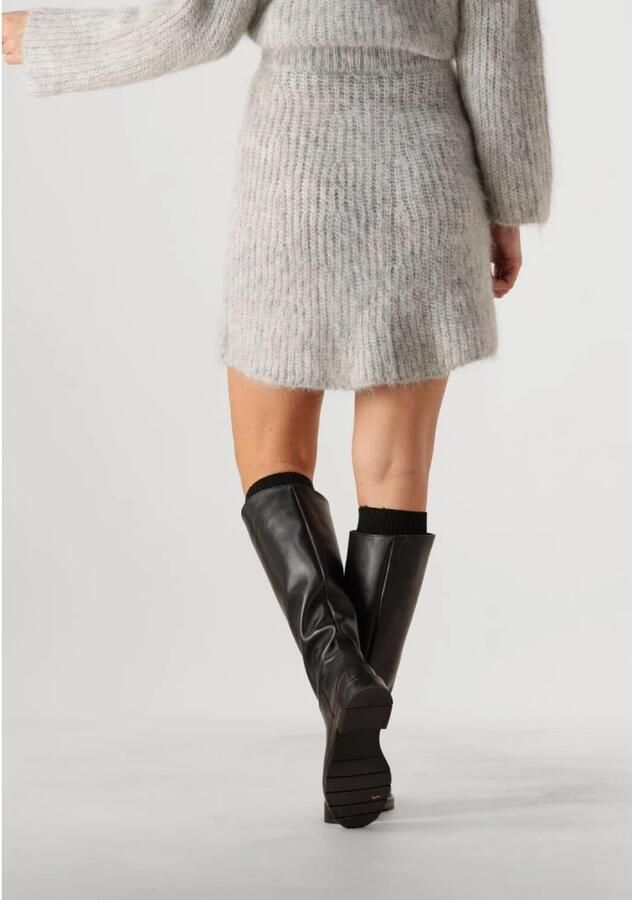 Moss copenhagen Veelzijdige Antraciet Midirok Rok Gray Dames - Foto 4