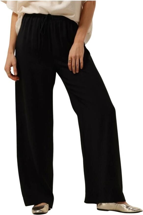 MSCH Copenhagen Wide leg stoffen broek met elastische band model 'Audia' - Foto 3
