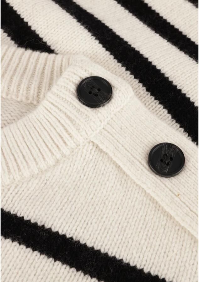 Moss copenhagen Stijlvolle Carina Gestreepte Pullover Trui White Dames - Foto 5