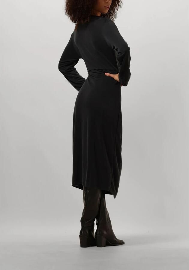Moss copenhagen Zwarte Wrap Jurk voor Elegante Avonden Black Dames - Foto 2