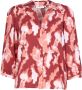 MSCH Copenhagen blouse MSCHMagnella Ladonna met all over print rood roze - Thumbnail 2