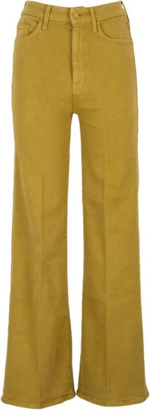 Mother Brede jeans Yellow Dames