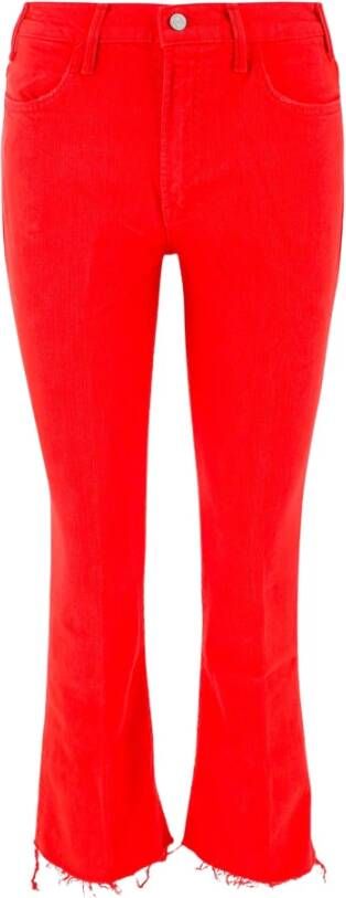Mother Cropped Trousers Rood Dames