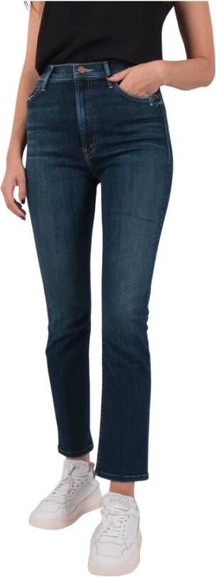 Mother Skinny Jeans Blauw Dames