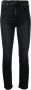 Mother Zwarte Katoenen Rits Jeans Regular Fit Black Dames - Thumbnail 1