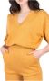 Mother V-neck Knitwear 8436-1064 Oranje Dames - Thumbnail 1