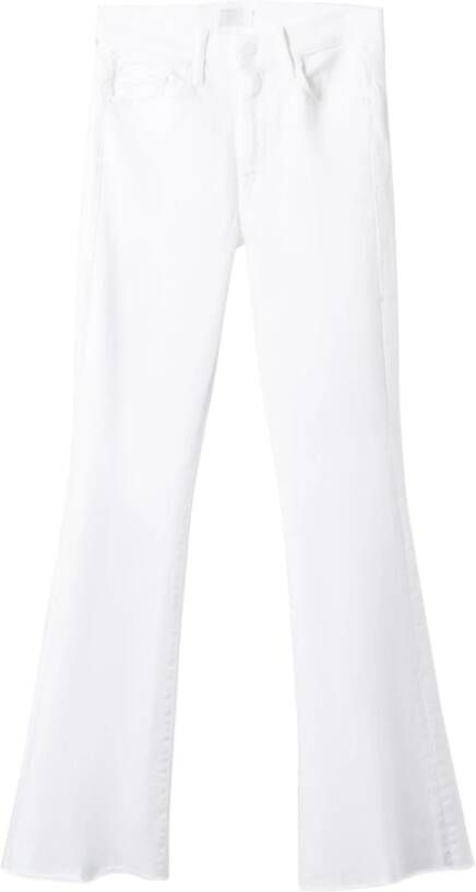 Mother Wide Jeans White Heren