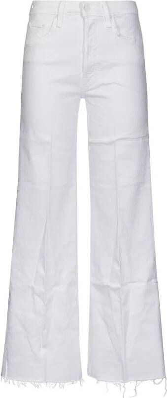 Mother Wide Trousers Wit Dames