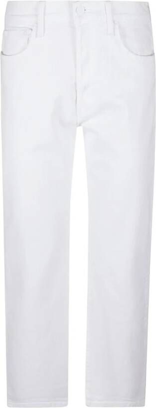 Mother Witte Regular Fit Jeans White Dames