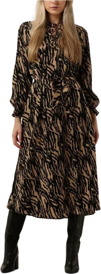 Moves Beige Midi Jurk Lavisa 2608 Multicolor Dames - Foto 6