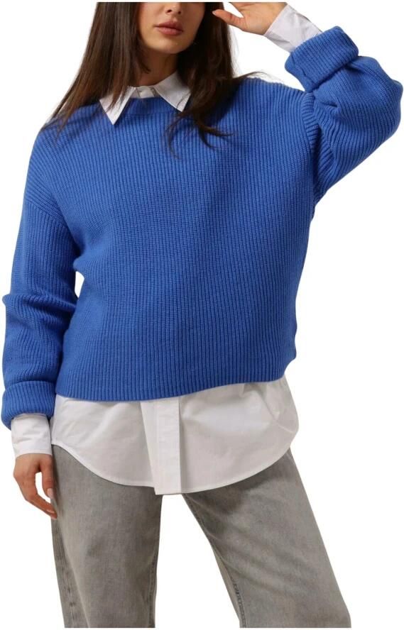 Moves Blauwe Gebreide Trui & Vest Esinna Blue Dames - Foto 3