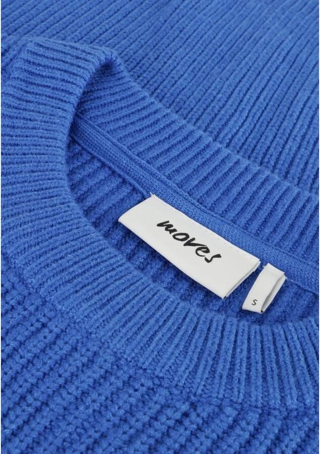 Moves Blauwe Gebreide Trui & Vest Esinna Blue Dames