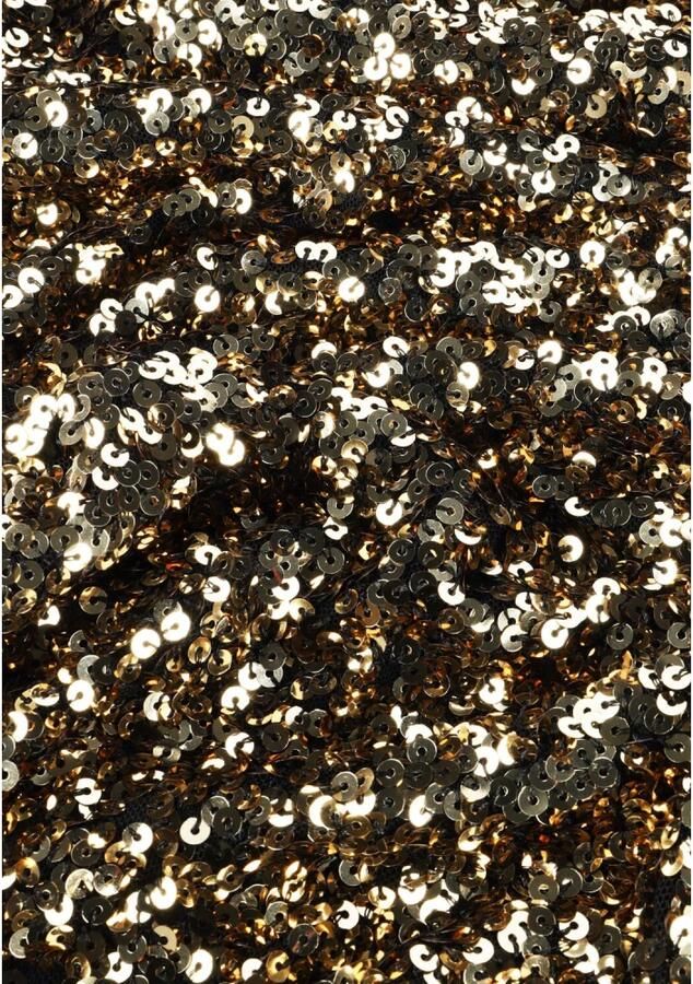 Moves Gouden Manalina Mini Jurk Yellow Dames