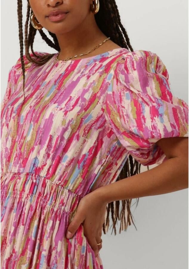 Moves Roze Midi Jurk Havannah Multicolor Dames