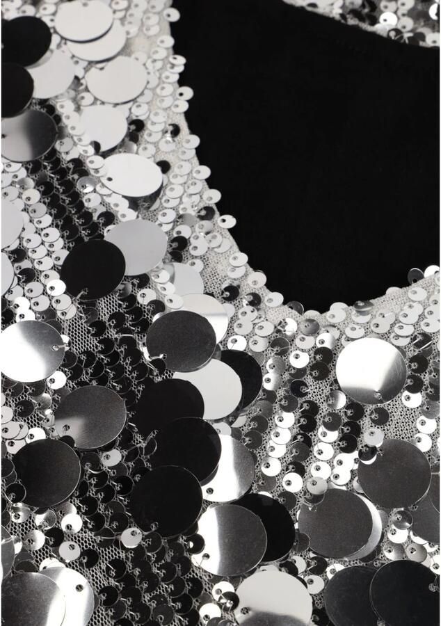 Moves Zilveren Mini Jurk Idona Gray Dames