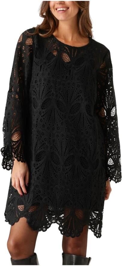 Moves Zwarte Avios Mini Jurk Black Dames - Foto 7